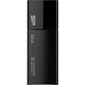 Silicon Power Secure G50 USB USB stick - 32GB - Zwart