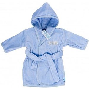 baby badjas blauw van VIB, 100% katoen