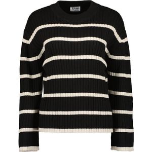 Blue Seven dames - Trui 247966 zwart streep maat 40