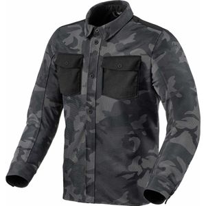 REV'IT! Overshirt Tracer Air 2 Camo Dark Grey S - Maat - Jas