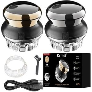 Xcruiser Automatische Tondeuse Kemei Graden Kapper Kop Elektrische Trimmer Usb All Round Hair Clipper