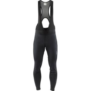 Craft Ideal Pro Wind Bib Shorts Heren, black Maat S