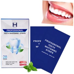Harmoni® Goods - Whitening Strips - 28 Stuks - Tanden Bleken - Teeth Whitening - Tandenbleekset - Tandenblekers - Tandenbleekstrips