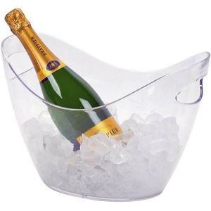 Bieremmer - transparant - 35 cm - 3 liter - voor ijs/drank - koelemmer