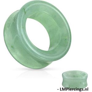 Double Flared jade tunnel 12 mm