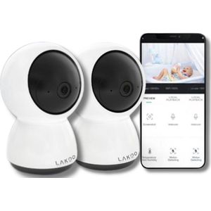 Lakoo Babyfoon - Multifunctionele Beveiligingscamera - Babyfoon - gratis app