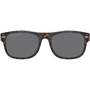Montana Eyewear MRC1A leesbril met clip-on zonnebril +1.00 - Rechthoekig - Bruin Tortoise