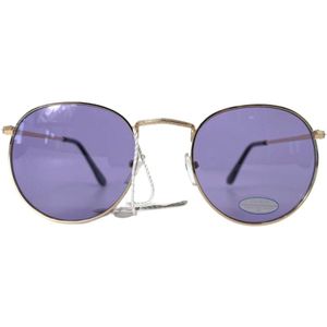 Dames Zonnebril - Zonnebrillen - Retro paarse stijl - Ronde versie - UV4000