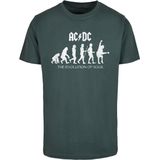 Merchcode ACDC Evolution Of Rock T-Shirt MP5011714 Bottlegreen-S