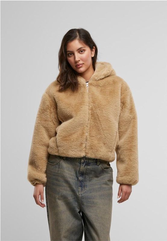 Urban Classics - Dames Sweatshirt - Capuchon - Nepbont