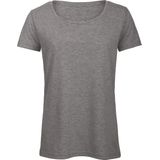 B&C Triblend - Dames-T-shirt - Ronde Hals - Gecertificeerd STANDARD 100 - Comfortabel en Duurzaam