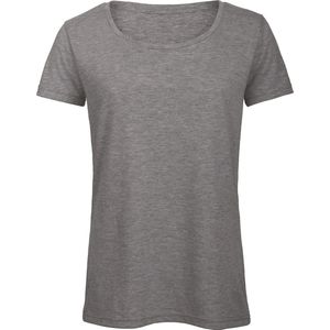 B&C Triblend - Dames-T-shirt - Ronde Hals - Gecertificeerd STANDARD 100 - Comfortabel en Duurzaam