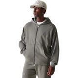 Los Angeles Lakers - Hoodie - Grijs - Oversized - Met Volle Rits