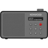 Kenwood CR-M25DAB Draagbare DAB+ radio met automatische veiligheidswaarschuwingsfunctie - Grijs