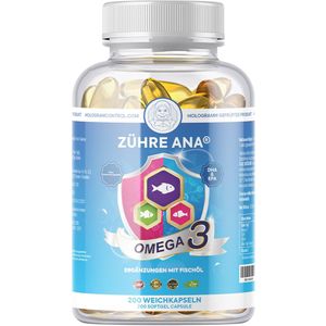 Zühre Ana Omega-3 Visolie – Hoogwaardige EPA & DHA | Ondersteuning voor Hart, Brein en Ogen