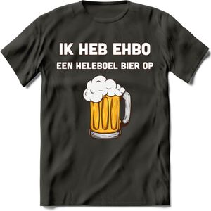 Ik Heb EHBO T-Shirt | Bier Kleding | Feest | Drank | Grappig Verjaardag Cadeau | - Donker Grijs - 3XL