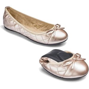 Butterfly Twists – ballerina schoenen dames – Olivia Rosé Goud – maat 36 - ballerina schoenen meisjes - Moederdag - Cadeau