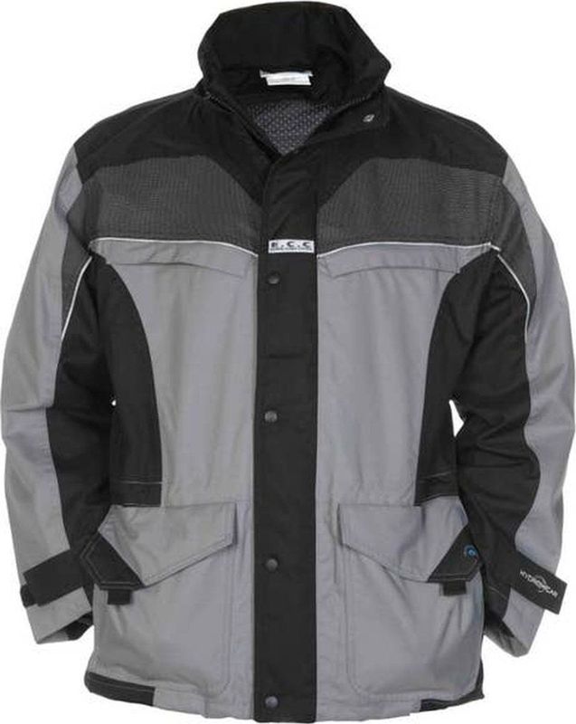 Hydrowear Kingston Fleecejack Zwart/Grijs maat S