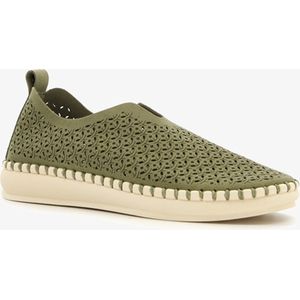 Hush Puppies Daisy dames instappers groen - Maat 40 - Uitneembare zool