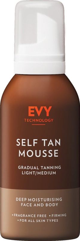 EVY - Zelfbruinende Mousse - Licht/Medium - Natuurlijk Zelfbruinend Effect - 150ml