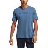 Adidas Tx Logo T-shirt Met Korte Mouwen Blauw S Man