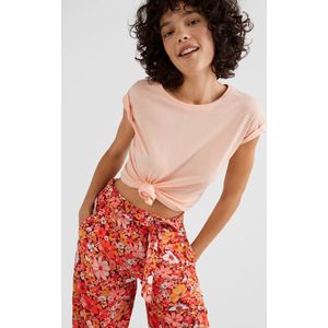 O'Neill T-Shirt Women Essentials t-shirt Tropical Peach S - Tropical Peach 60% Cotton, 40% Recycled Polyester Round Neck