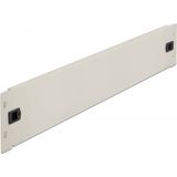 Delock - 19″ Netwerkkast Blind Cover - Grijs - Metaal - Gereedschapsvrij