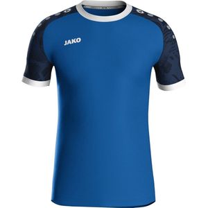 Jako - Iconic Shirt - Sportroyal / Marine - Korte Mouw - Kinderen