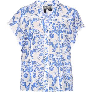 DreiMaster - Vintage Collectie - Blouse - Met V-hals - Relaxte Pasvorm