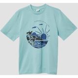 T-shirt - Regular-fit - Katoenen Jersey - Met Print - Korte Mouwen