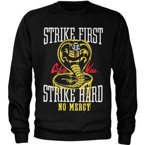 Cobra Kai Strike First Strike Hard No Mercy Sweatshirt SP-3-CK001-H41-4 Black-M