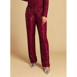 IVY BEAU Alida Bottoms - Dark Red - maat 36