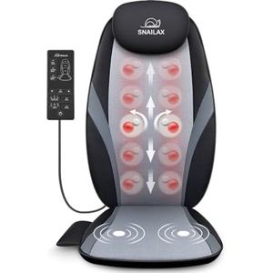 Shiatsu-massagekussen met warmtemassagestoel Pad Kneedende rugmassage voor thuisgebruik