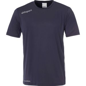 Uhlsport Essential Shirt Korte Mouw Kinderen - Marine / Wit | Maat: 104