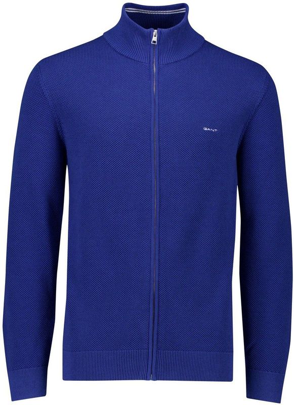 Gant - Vest - Marine Blauw - 100% Katoen