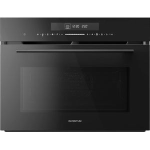 Inventum IMC4535GT inbouw oven met magnetron 45 cm Zwart