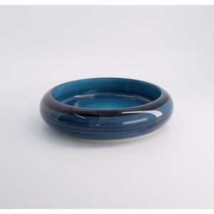 Sushi Oke - Serveerschaal - Lakwerk - Azuur Blauw - 27.5x6.2cm - ABS