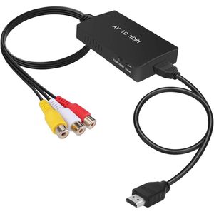 N64 Naar HDMI-converter 1080p, N64-gameconsole Videosignaal Naar HDMI-signaaladapter Ondersteuning PAL NTSC met 3,5 Mm-interface, Weergegeven op HD-tv-monitor