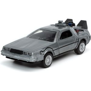 Back to the Future Hollywood Rides Diecast Model 1/32 DeLorean Time Machine