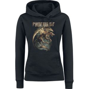 Powerwolf Where the wild wolves have gone Dames Trui met capuchon - zwart - S