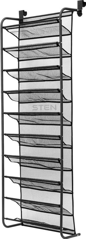 STEN Schoenenrek deur - Geschikt voor alle Deuren - Schoenen opbergsysteem - Tot 30 paar - 4 Hangmethodes