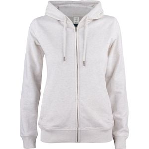 Clique Premium OC Hoody Full Zip Women 021005 - Nature Melange - S