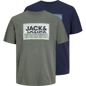 JACK&JONES JUNIOR JCOLOGAN TEE SS CREW SS24 2PK MP MNI Jongens T-shirt - Maat 116