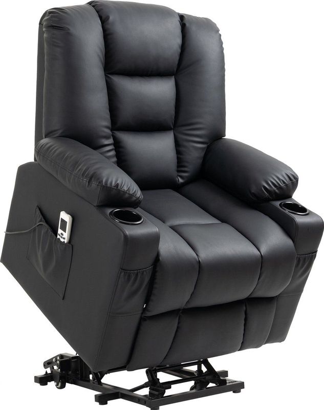 HOMCOM Massagesessel mit Fernbedienung und Aufstehfunktion 713-131V90
