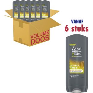 Dove Men +Care Acive Fresh Body, Face & Hair (6 x 400ml)
