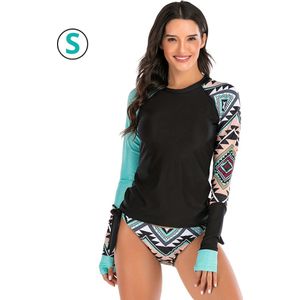 Nivard Rash Guard - Surf Shirt - Zwemkleding - UV Beschermende Kleding - Voor Zwemmen - Surfen - Duiken - S