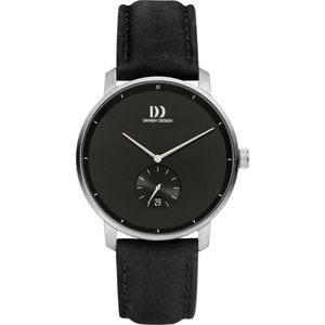 Danish Design horloge Donau Black Black IQ13Q1279 - Grey - Analog