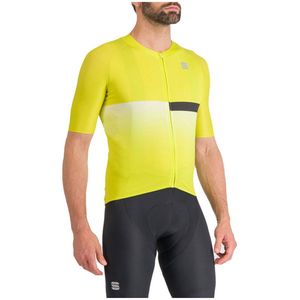 Sportful Bomber Korte Mouw Wielertrui Geel M Man