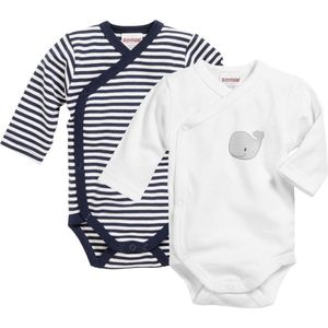Playshoes - Wickel-Body - Marineblauw - 1/1-Arm - 2er Pack