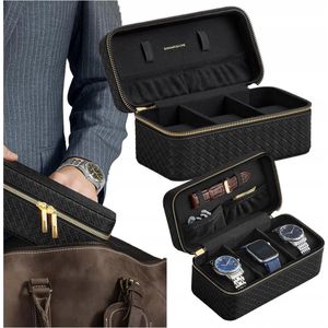 Reisdoos voor 3 horloges en sieraden | Heren & Dames Organisator